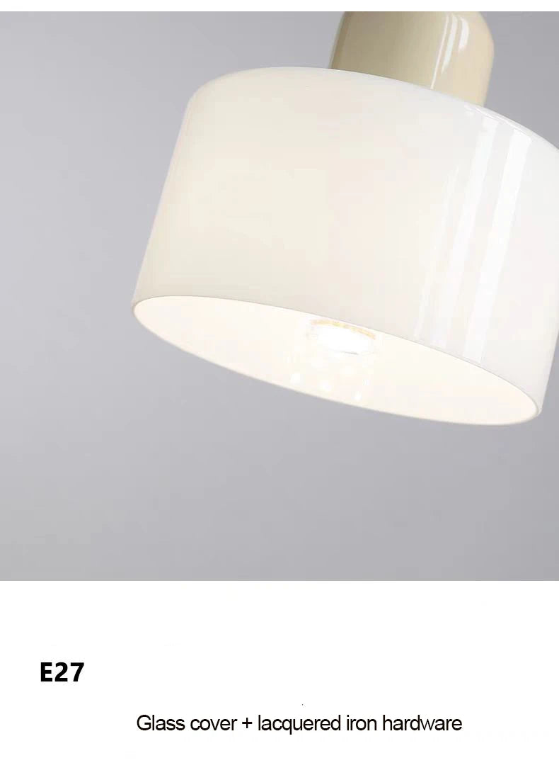 Nordic Modern Glass Bedroom Bedside Long Line Small Chandelier Restaurant Bar Chandelier Simple Lighting Atmosphere Lamp E27