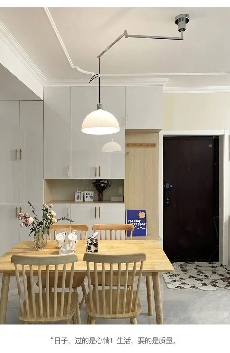 Nordic Modern Pendant Versatile Lamp Simple Study Restaurant Rocker Arm Light Creative Personality Displacement