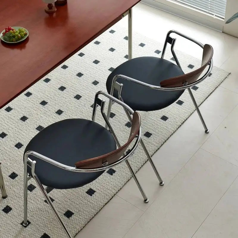 Bar Accent Dining Chairs Living Room Bedroom Balcony Makeup Waiting Dining Chairs Minimalist Lounge Sillas Kitchen Furniture