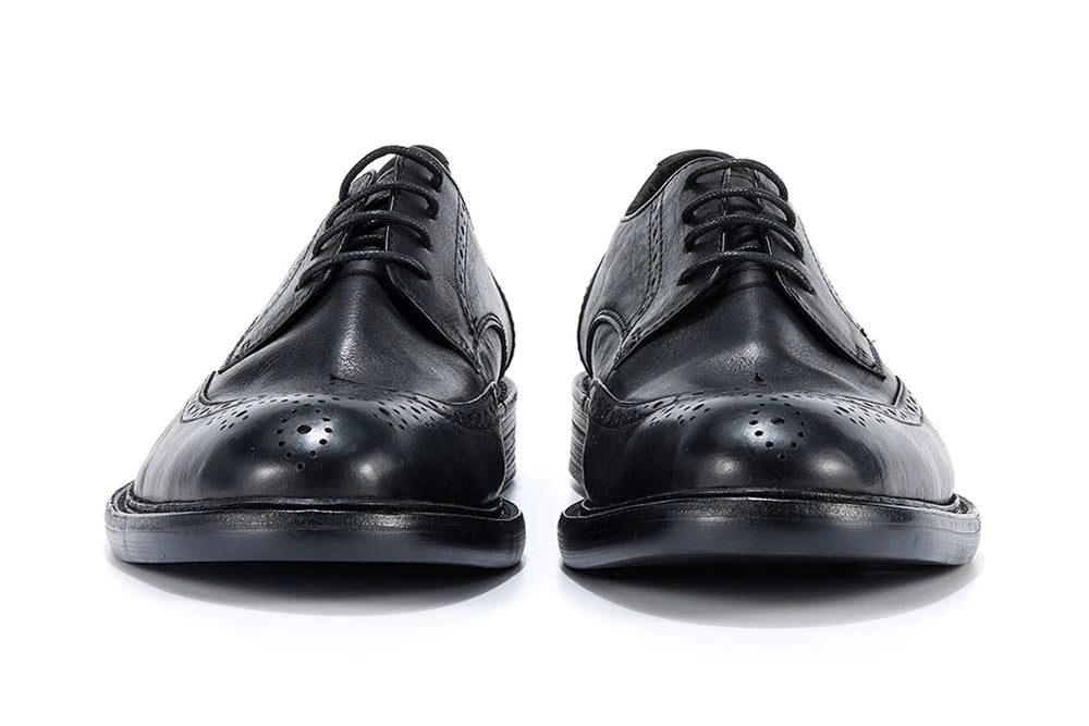 Men's Full-grain Genuine Leather Formal Dress Shoes Soft Comfortable Business Casual Footwear Classic Men's Footwear