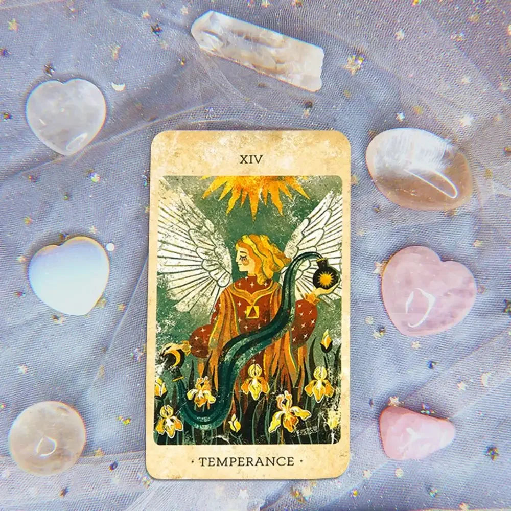 The Solar Kingdom Tarot cards A 78 deck English Psychological Oracle Deck With Vibrant Imagery For Future And Past board games