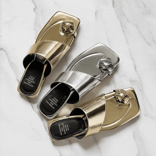 Genuine Leather flip-flops Slippers Young Women Fashion Low Heel Casual Slides For Ladies Dating Walk Shoes