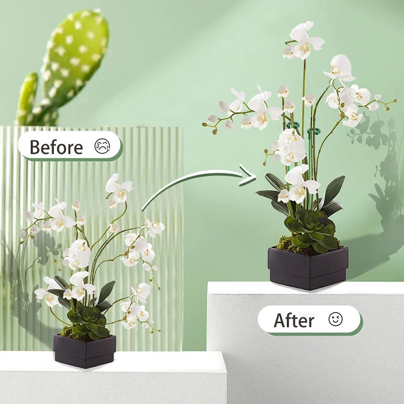 Plastic Plant Supports Stakes Flower Stand Sticks Reusable Protection Fixing Tool Flower Grow Holder Garden Tools