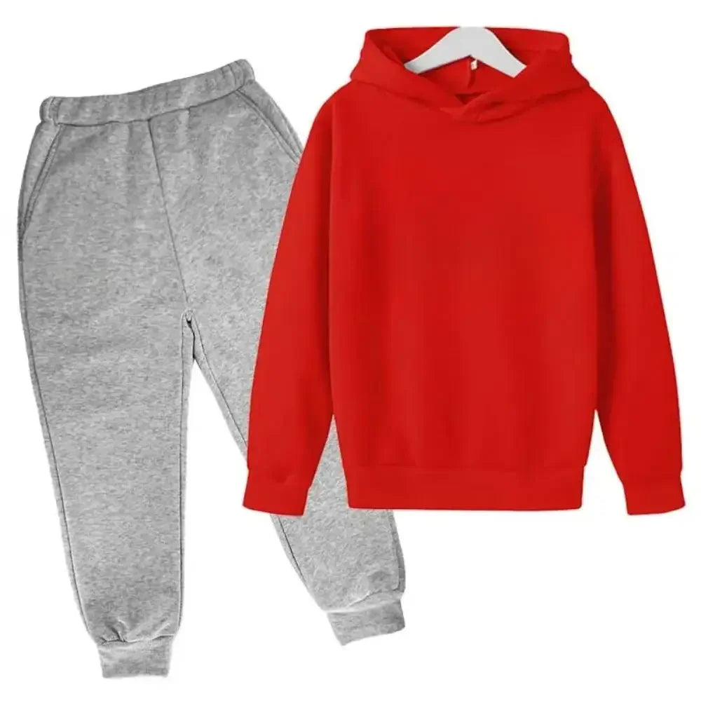 Spring Autumn Tracksuit Football CR7 Print Kid's Clothes Hoodie+Pants Suit 2pcs Set Boy Girl 3-12 Years Children Holiday Gifts