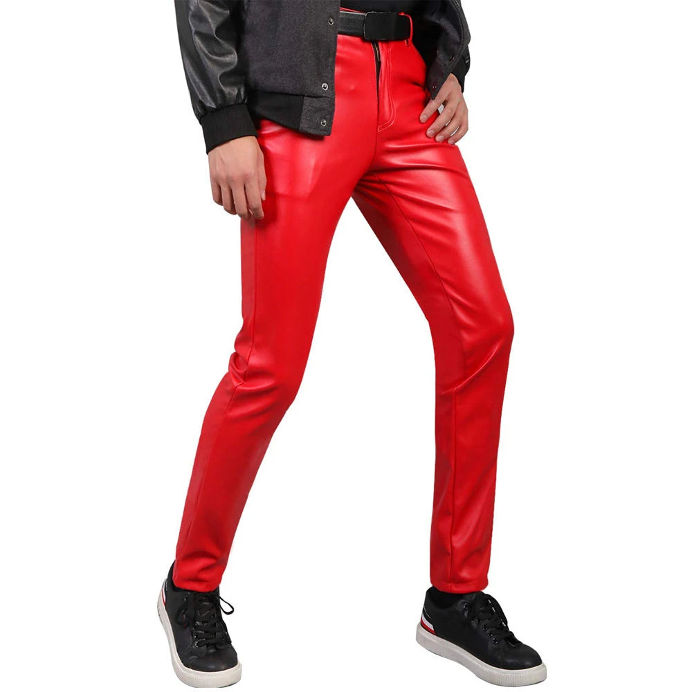 Latest Style Men Fashionable Leather Pants For Online Sale Best Quality Custom Made Logo Made Men Leather Pants With Low Price