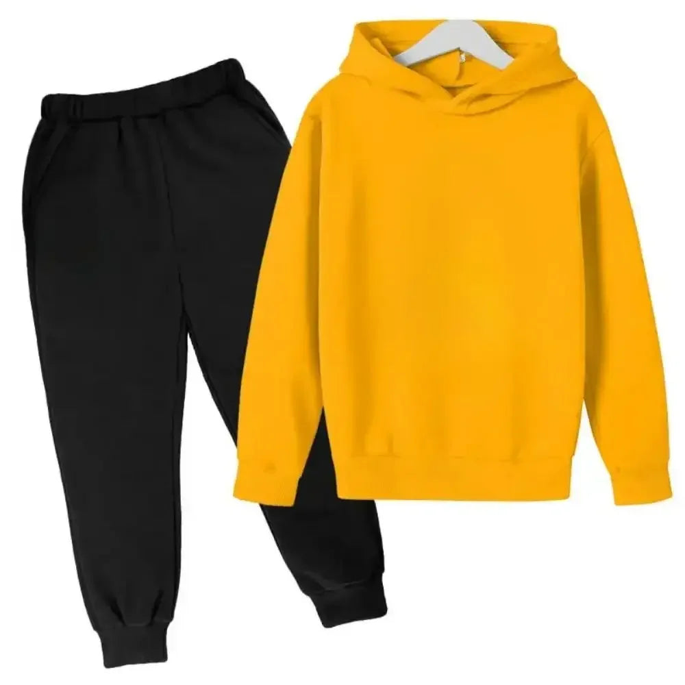 Spring Autumn Tracksuit Football CR7 Print Kid's Clothes Hoodie+Pants Suit 2pcs Set Boy Girl 3-12 Years Children Holiday Gifts