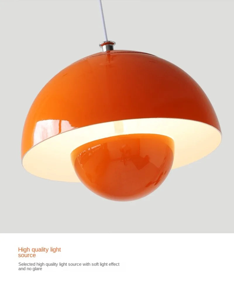 Modern Flower Bud Pendant Lamp Bedroom Bedside Study Bathroom Restaurant Bar Counter Led Hanging Light Lighting Home Decoration
