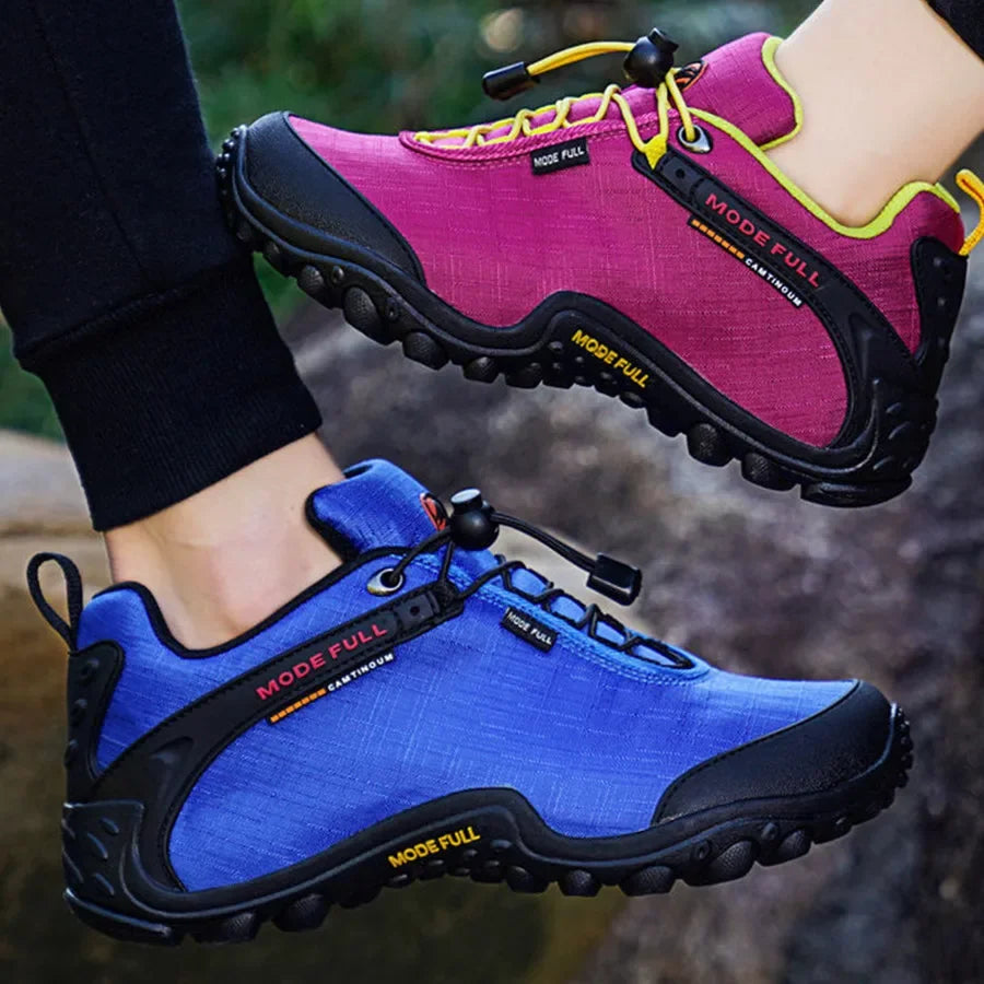 Outdoor Hiking Waterproof And Anti-Skid Thick Bottom Wear-Resistant And Breathable Ultra Light Cloth Mountaineering Shoes