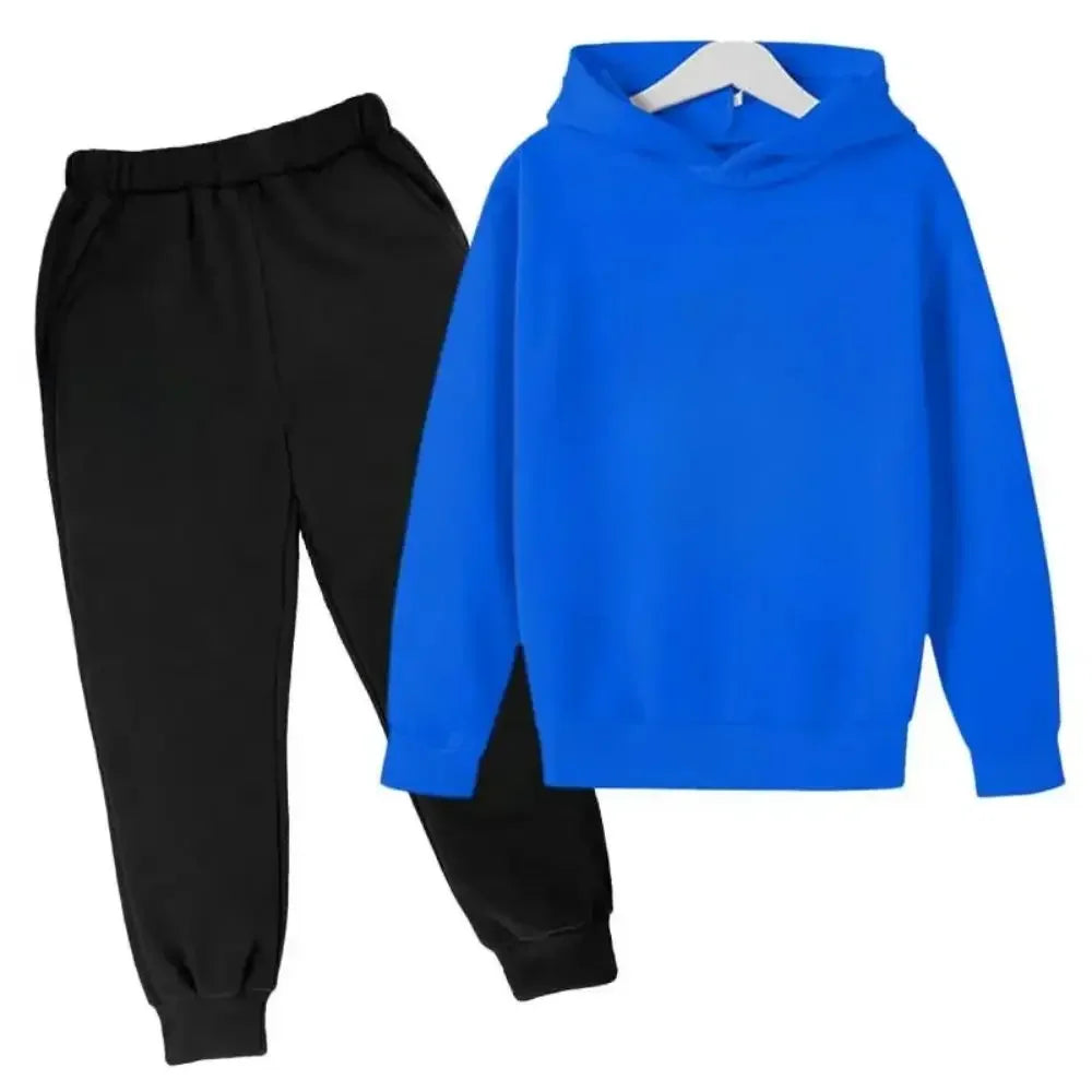 Spring Autumn Tracksuit Football CR7 Print Kid's Clothes Hoodie+Pants Suit 2pcs Set Boy Girl 3-12 Years Children Holiday Gifts