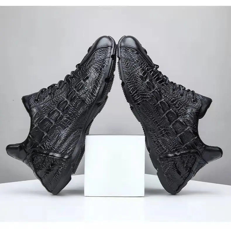2025 new arrival Genuine Leather casual shoes men,Sneakers PDD019