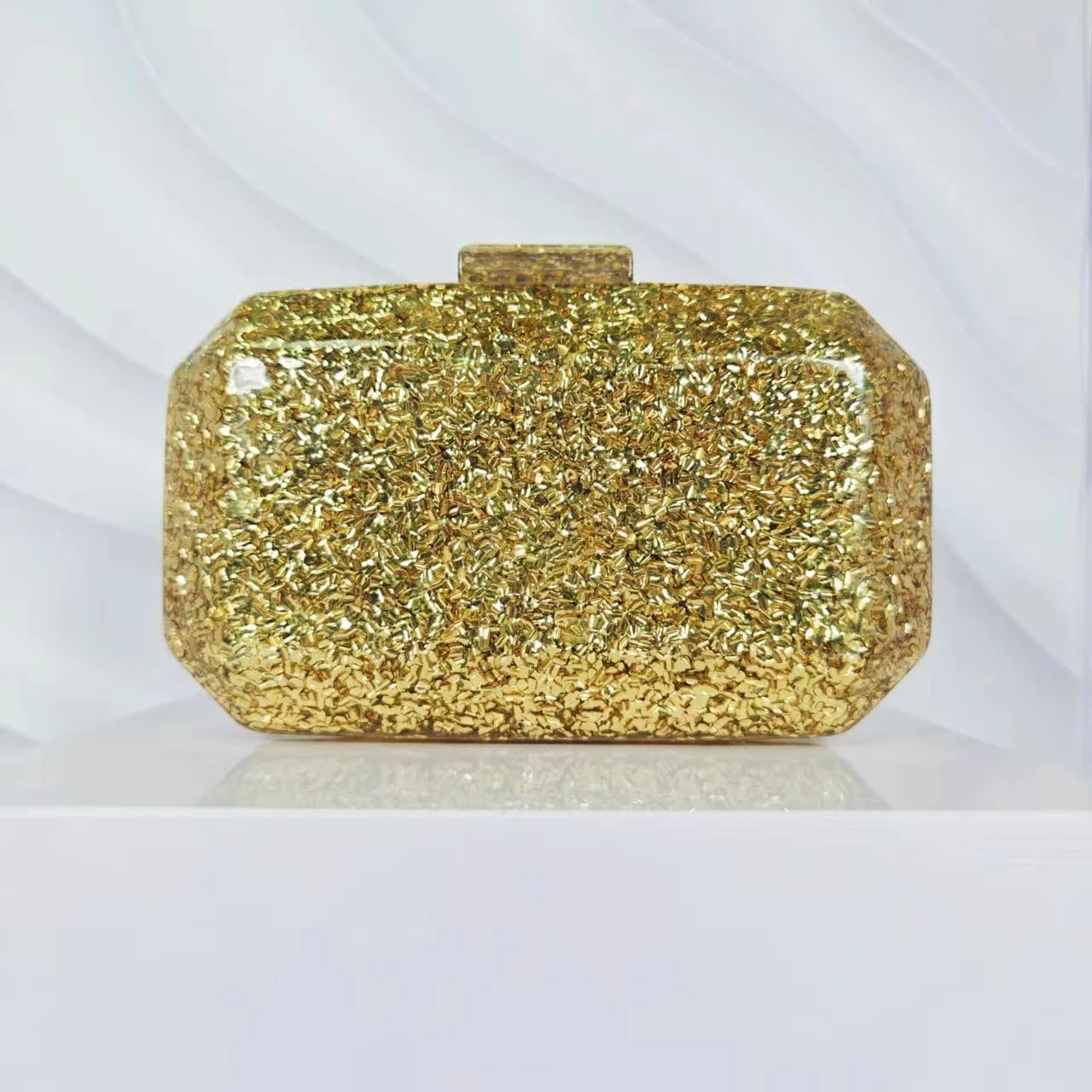 Shoulder Evening Bag Crossbody Marble Acrylic Fashion Small Square Beach Summer New Women Golden Handbag Purses Luxury Designer
