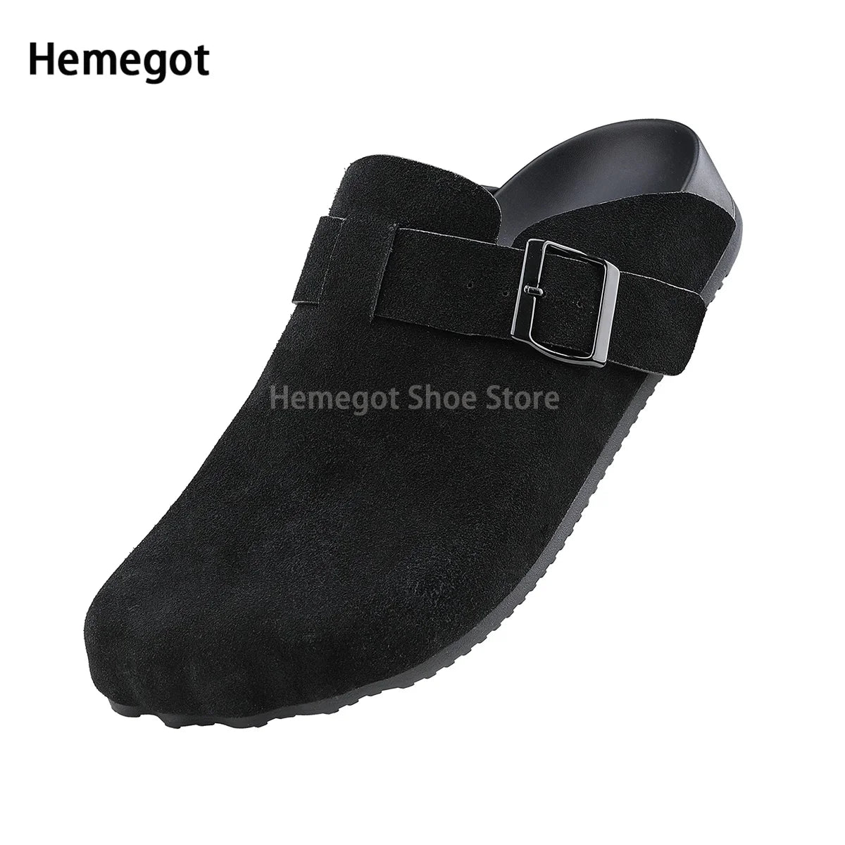 Five Finger Cowhide Slippers for Men Bao Toe Slides Male Mueller Shoes Couple Casual Shoes Breathable External Wearing Slippers