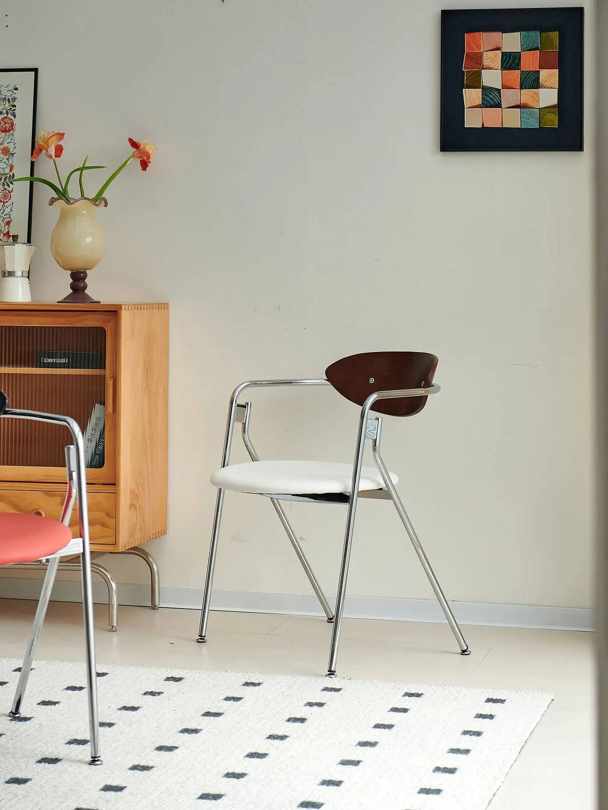 Bar Accent Dining Chairs Living Room Bedroom Balcony Makeup Waiting Dining Chairs Minimalist Lounge Sillas Kitchen Furniture