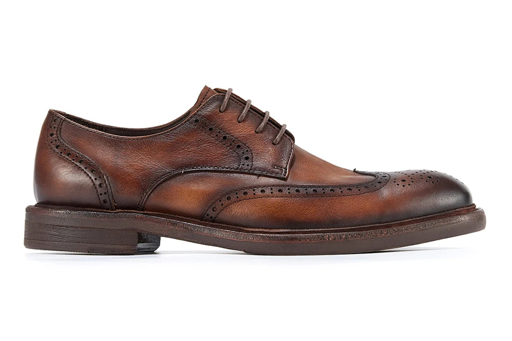 Men's Full-grain Genuine Leather Formal Dress Shoes Soft Comfortable Business Casual Footwear Classic Men's Footwear