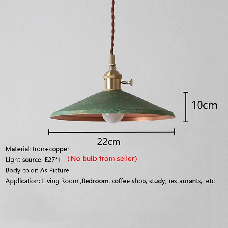 American Retro Brass Restaurant Pendant Light Industrial Style Nordic Home Coffee Shop Bar Decoration a Chandelier Ceiling Light