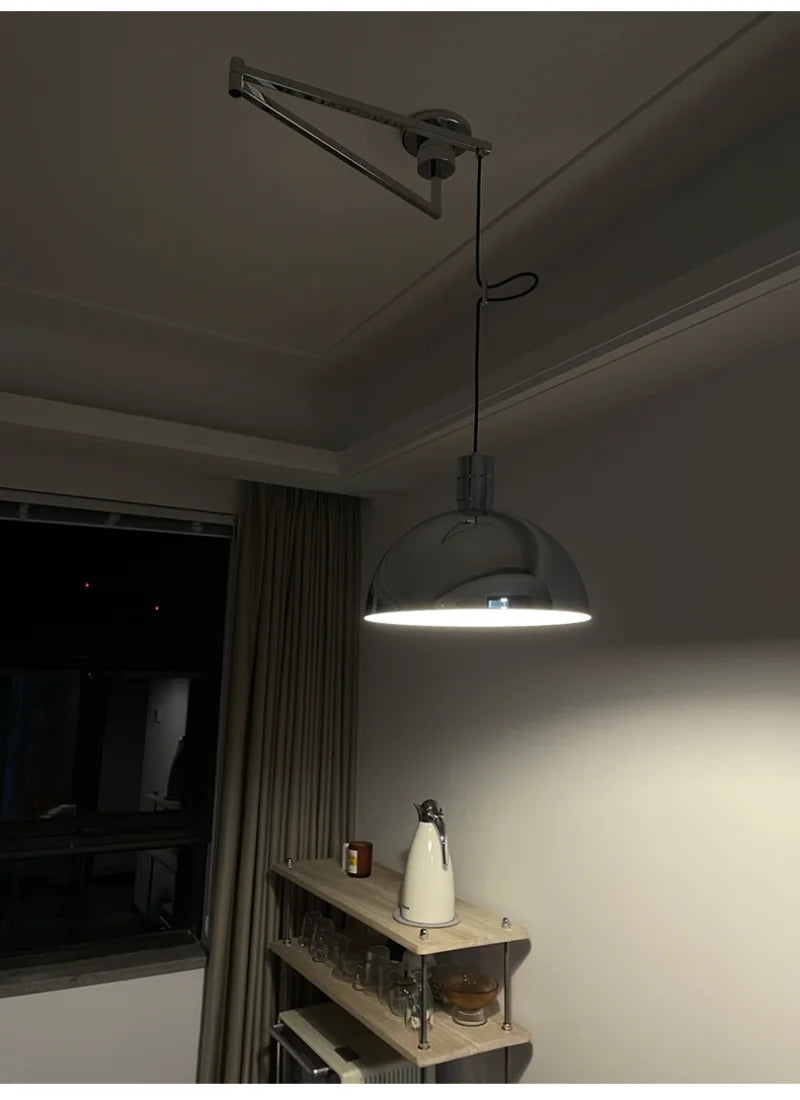 Adjustable Arm Pendant Lights Kitchen Dining Room Island Hanging Lamp Modern Rotatable Long pendant lamp Restaurant Decor