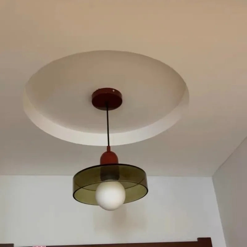 Modern Glass Pendant Lights Kitchen Restaurant Hanging Lamp Ceiling Chandeliers Nordic Decoration Denmark Orange Decor Lighting