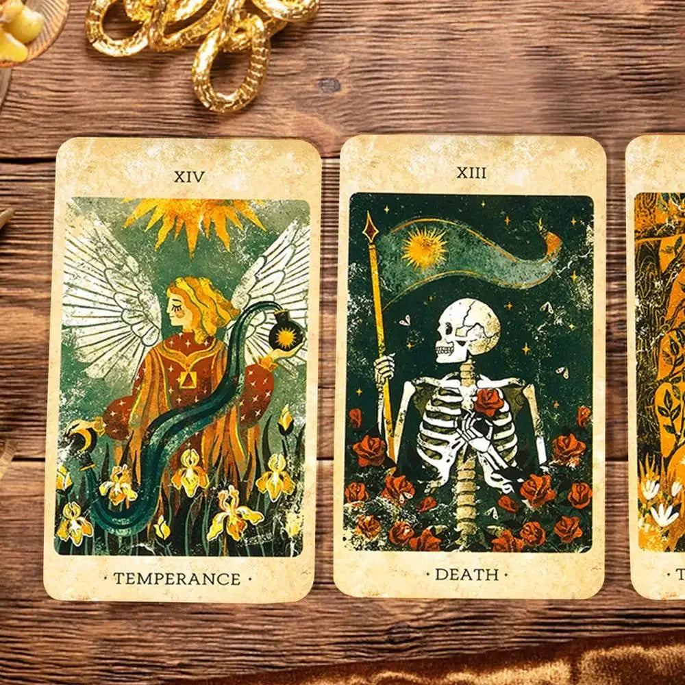The Solar Kingdom Tarot cards A 78 deck English Psychological Oracle Deck With Vibrant Imagery For Future And Past board games