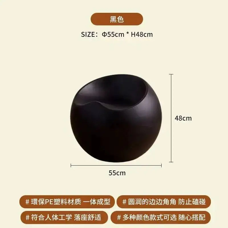 Creative Apple Stool Home Door Shoe Changing Stool Designer Minimalist Small Stool Nordic Living Room Bedroom Balcony Low Stool
