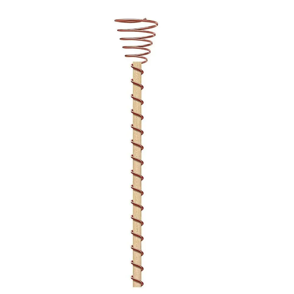 Garden & Bonsai Copper Electroculture Plant Stakes Wire Coil Wood Rod Electroculture Vegetables Stake Plant Support Frame Plants