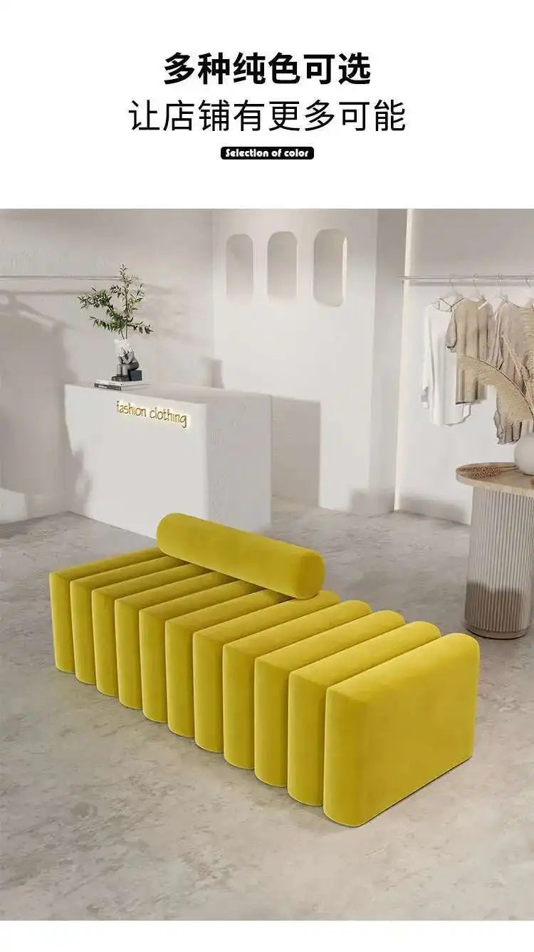 Light Luxury, Shoe Changing Stool, Household, Living Room, Stool, Sofa, Strip, Rest Stool, Bedroom, End of Bed, Stool