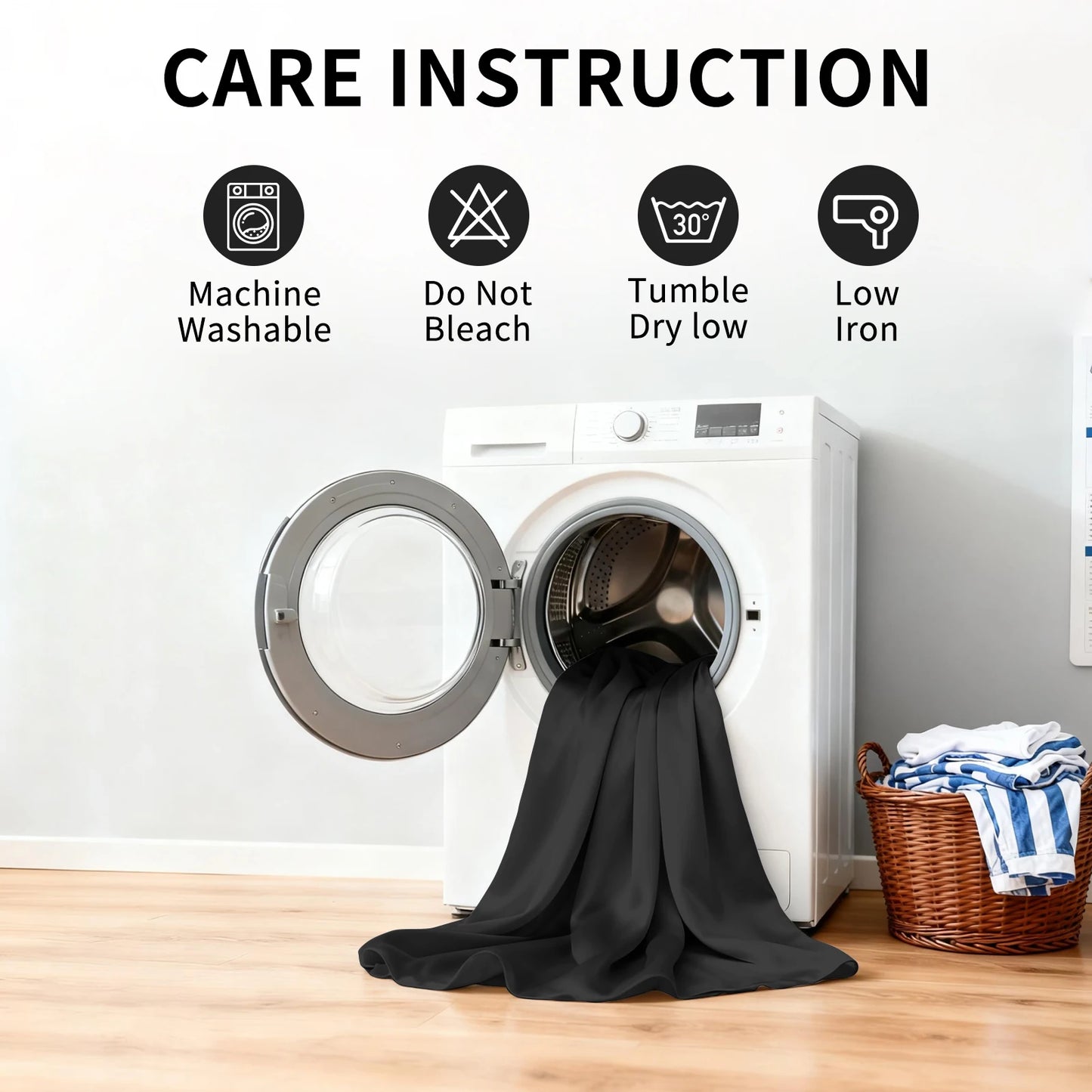 Blackout Curtains Eyelet 100% Light Blocking Thermal Insulated Curtains for Bedroom Living Room Darkening Drapes Door Curtains