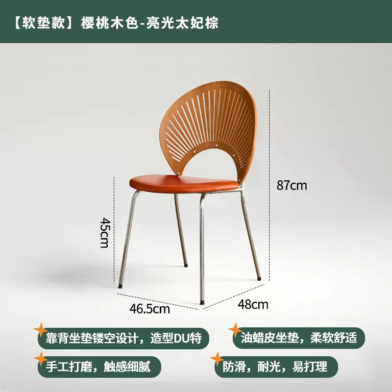 Home Furniture Restaurant Dining Chairs Living Room Leisure Chair Customized Stainless Steel Chairs Single Backrest Armchair