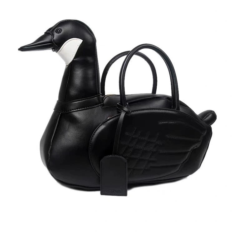 New Cute Cartoon goose Shaped Handbag Ladies Creative 3D Personality Bag Fashionable Ladies Tote Bag