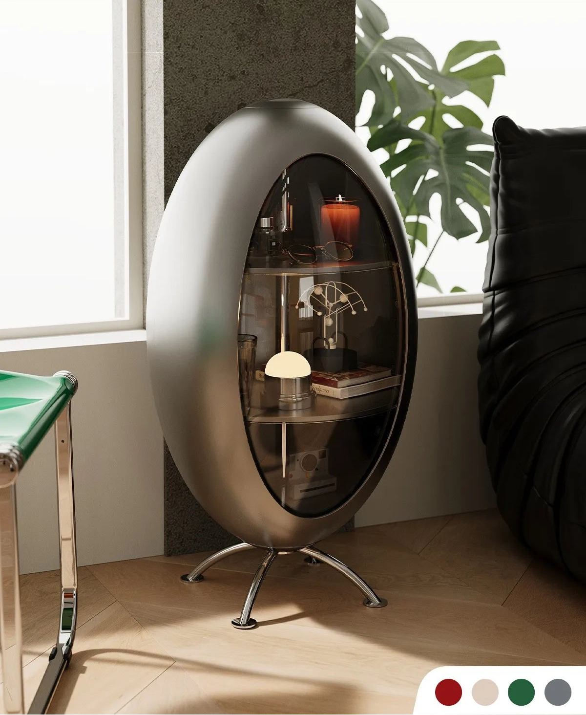 Home Decor Creative Rocket Cabinet Living Room Sofa Side Corner Snack Storage Rack Children's Room Multi Functional Bookshelf
