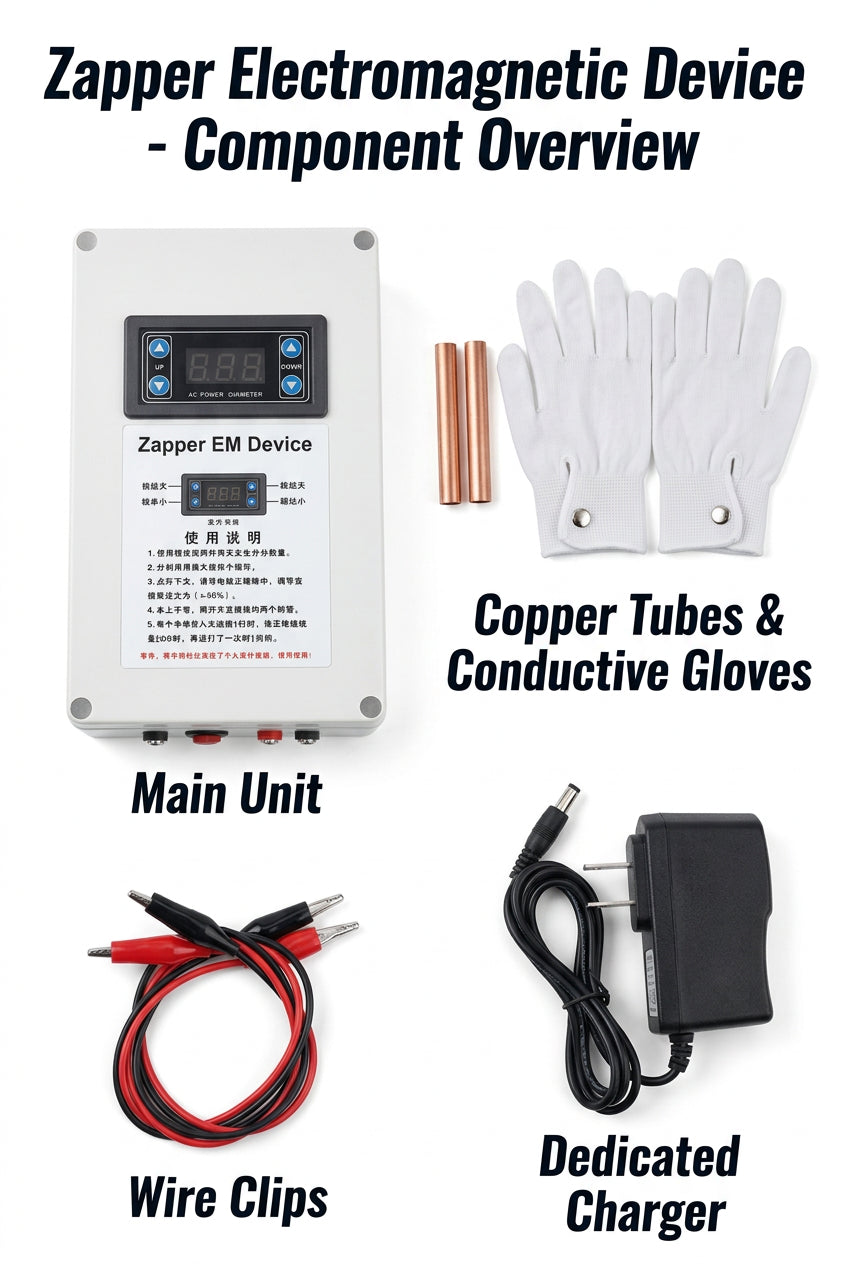 Zapper Frequency Resonance Device Dr. Clark Electromagnetic Broadband Adjustable Electronic Signal Therapy Tool