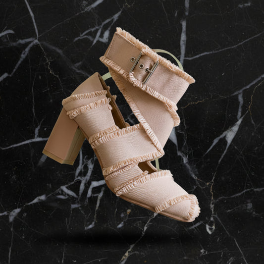 Vintage Square toe Satin Tassel Mary Janes Women Pumps Fashion Metal Buckle Ankle Strap Thick High heels Comfort Ballet Shoes