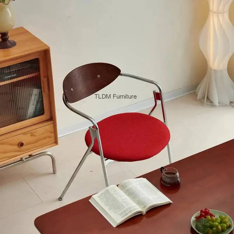 Bar Accent Dining Chairs Living Room Bedroom Balcony Makeup Waiting Dining Chairs Minimalist Lounge Sillas Kitchen Furniture