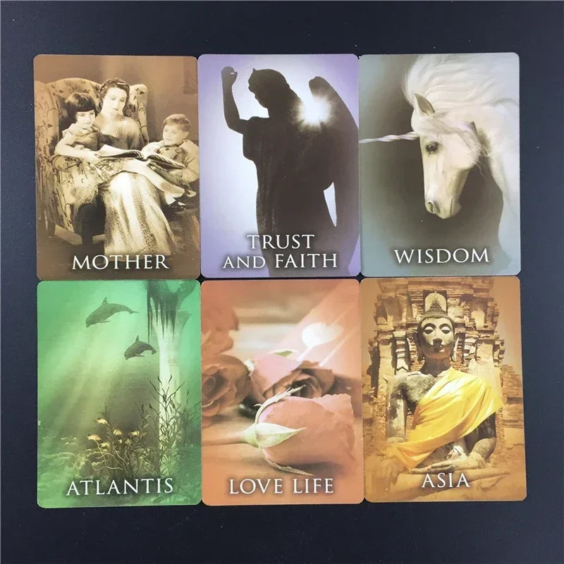 Oracle Tarot Past Life Oracle Cards Board Deck Games Playing Cards for Party Game Board Games