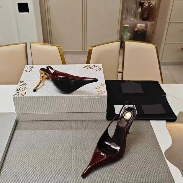2026 Summer Stiletto Pointed Women's Sandals Fashion Show Party Wedding Women's High Heels