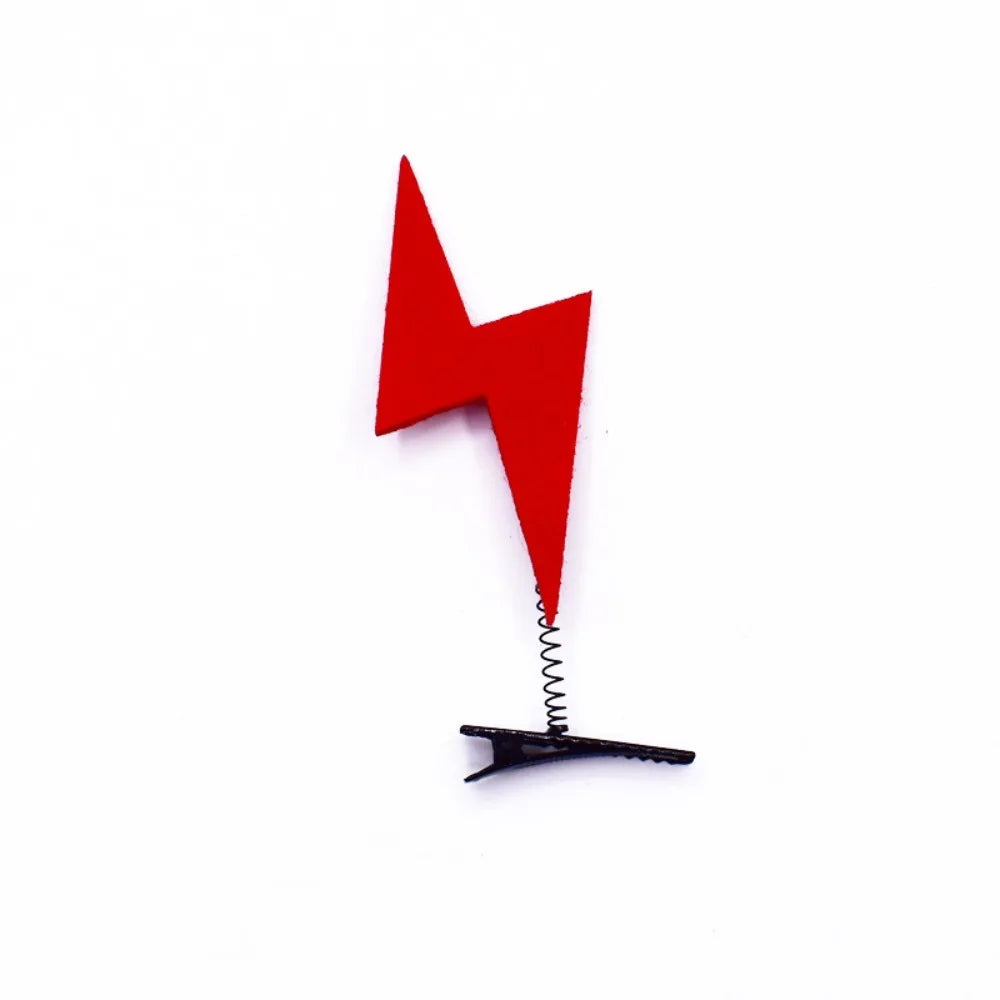3D Funny Symbol Hair Clip WiFi Question Mark Lightning Cute Bangs Hairpin Headwear Party Daily Life Headwear Hair Styling Tool