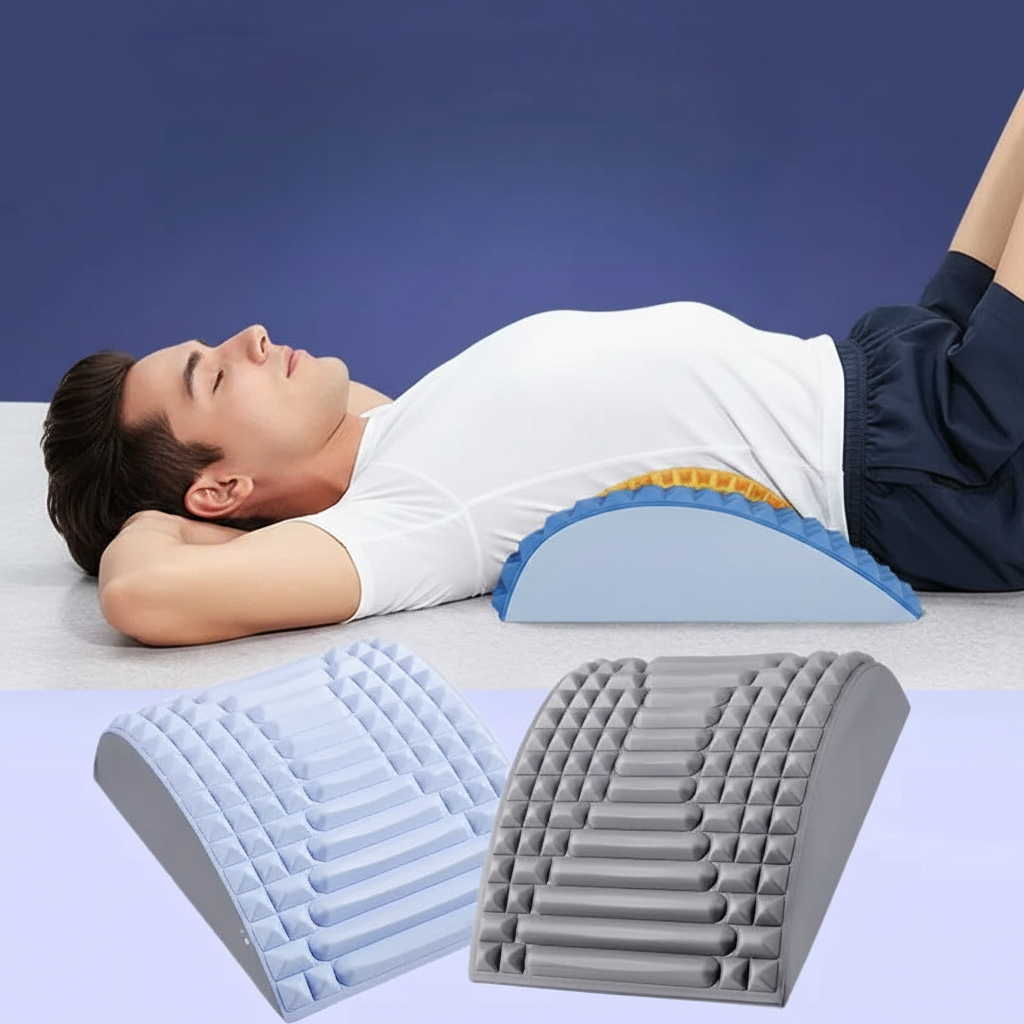 Lumbar Soother Waist Stretching Massage Relaxation Yoga Spine Straightening Spread Back Exercise Assist Waist Support