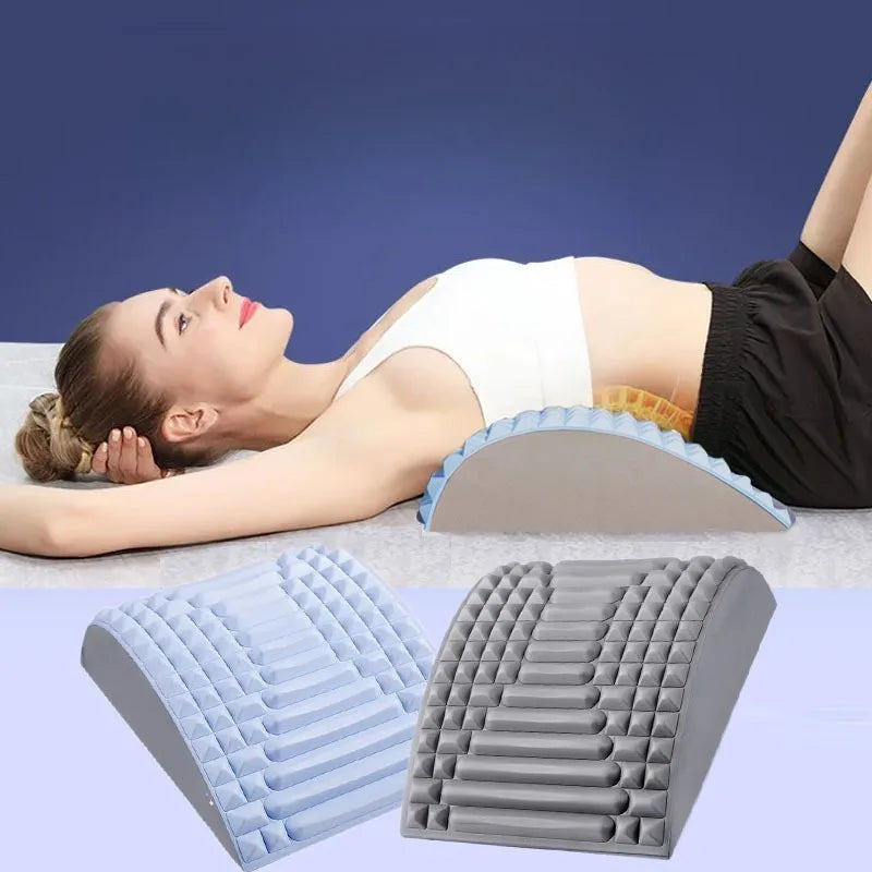 Lumbar Soother Waist Stretching Massage Relaxation Yoga Spine Straightening Spread Back Exercise Assist Waist Support