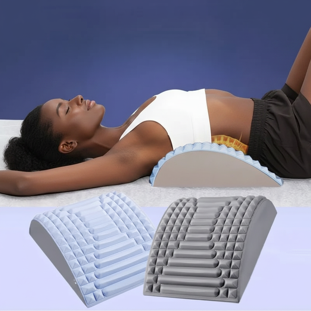 Lumbar Soother Waist Stretching Massage Relaxation Yoga Spine Straightening Spread Back Exercise Assist Waist Support