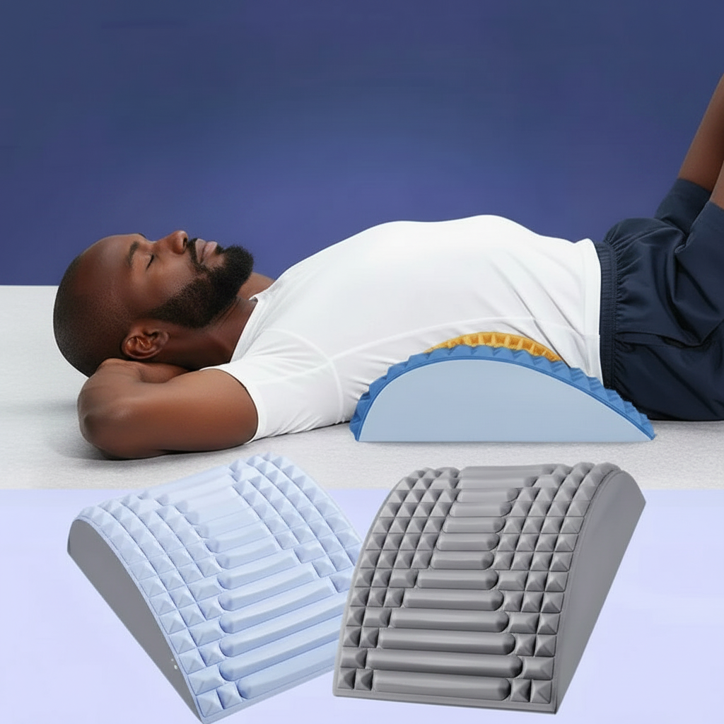 Lumbar Soother Waist Stretching Massage Relaxation Yoga Spine Straightening Spread Back Exercise Assist Waist Support