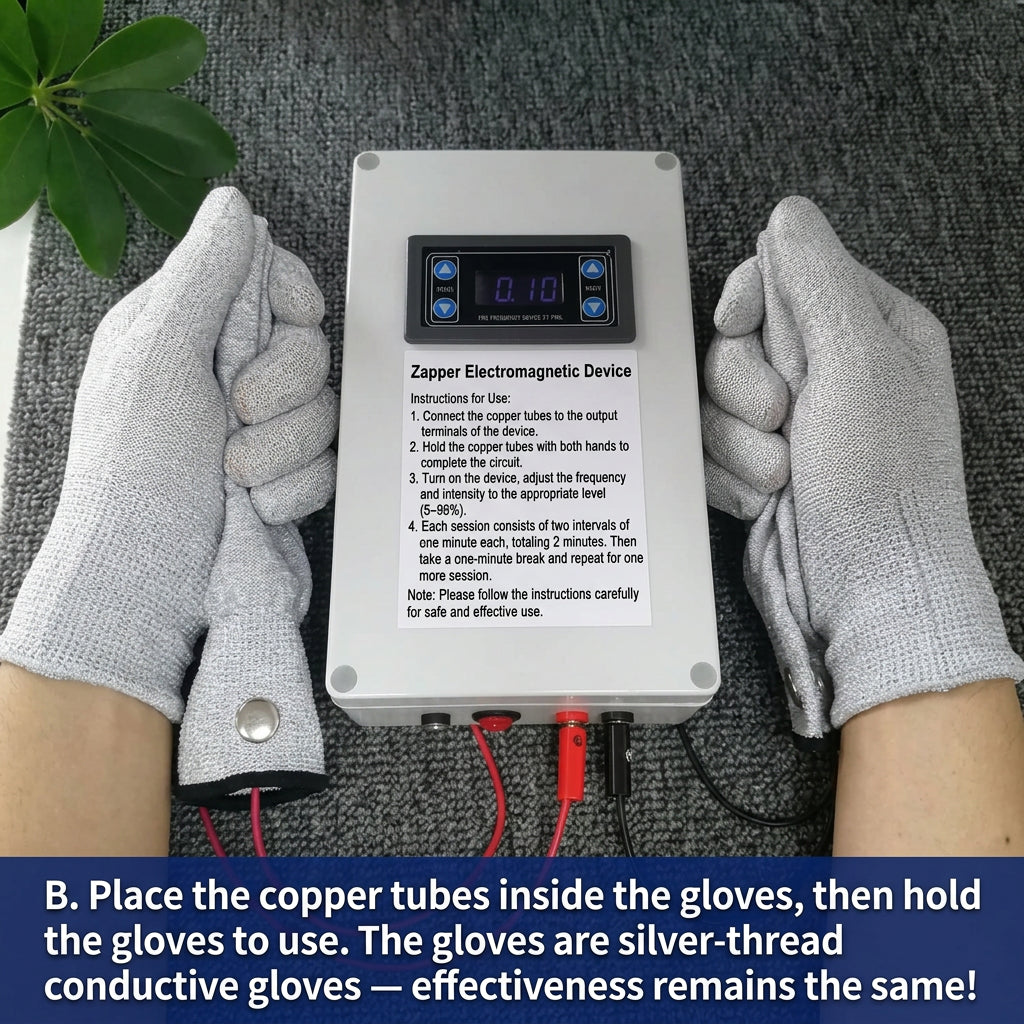 Zapper Frequency Resonance Device Dr. Clark Electromagnetic Broadband Adjustable Electronic Signal Therapy Tool
