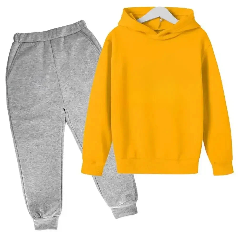 Spring Autumn Tracksuit Football CR7 Print Kid's Clothes Hoodie+Pants Suit 2pcs Set Boy Girl 3-12 Years Children Holiday Gifts