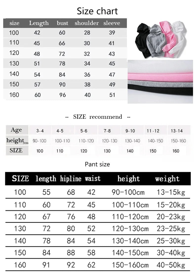 Ben Tennyson 10 Kids Spring Autumn 2pcs Cartoon Print Casual Hoodie+Pants Tracksuits 2-13 Years Boys Girls Outfits Children Sets