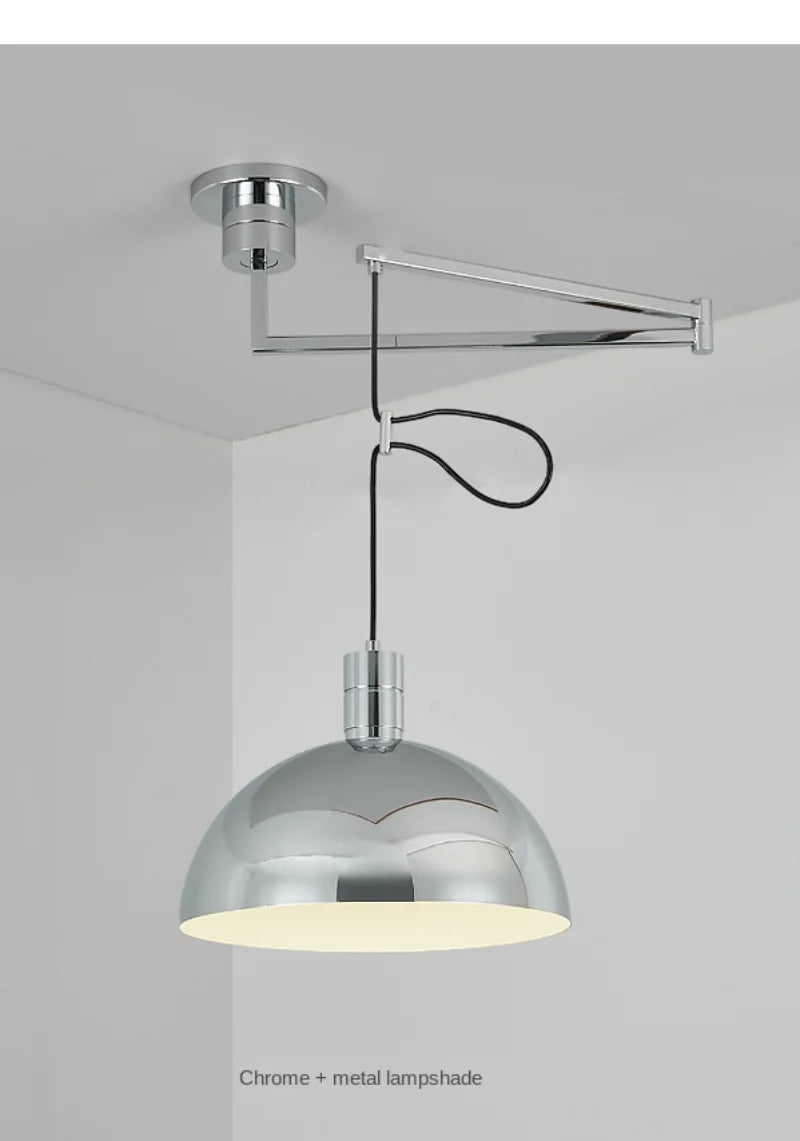 Adjustable Arm Pendant Lights Kitchen Dining Room Island Hanging Lamp Modern Rotatable Long pendant lamp Restaurant Decor