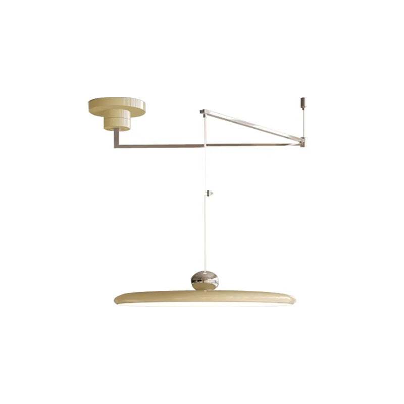 Movable Rocker Arm Restaurant Chandelier Modern Simple Table Light Advanced French Full Spectrum Eye Protection Light