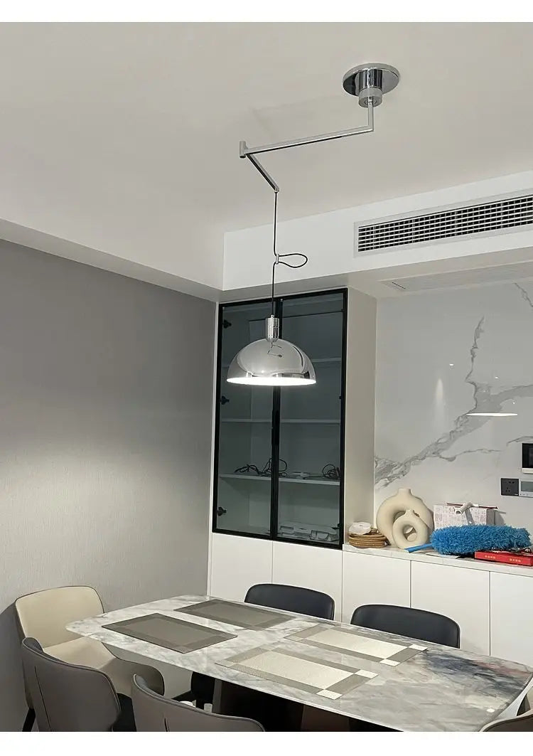 Nordic Modern Pendant Versatile Lamp Simple Study Restaurant Rocker Arm Light Creative Personality Displacement