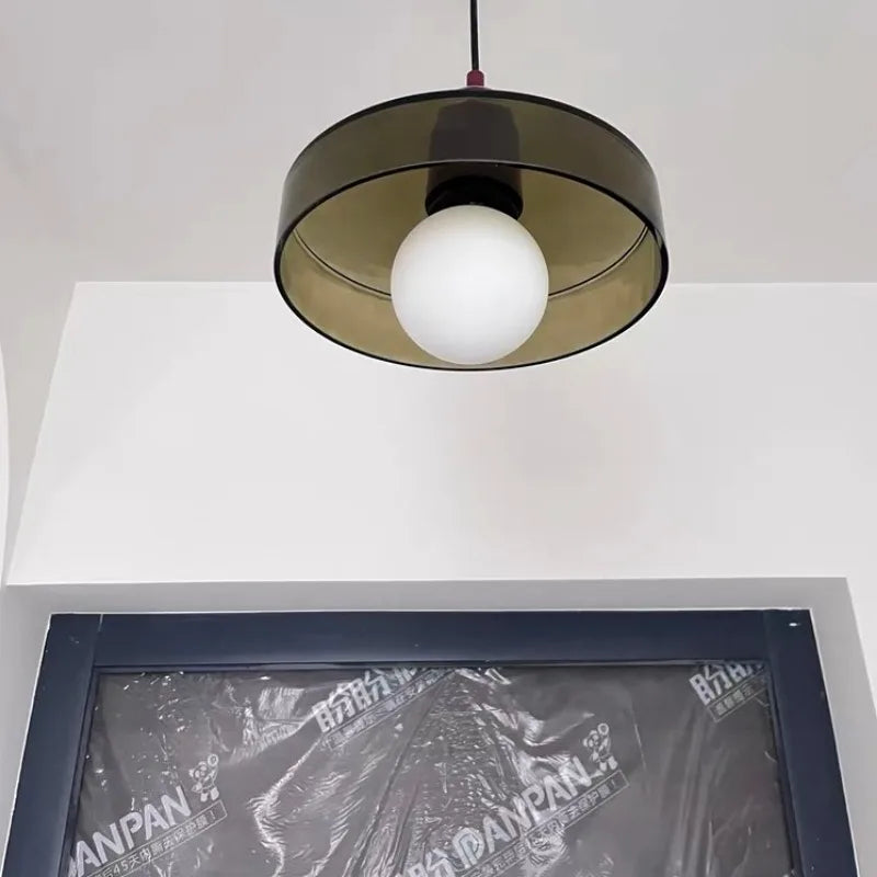 Modern Glass Pendant Lights Kitchen Restaurant Hanging Lamp Ceiling Chandeliers Nordic Decoration Denmark Orange Decor Lighting