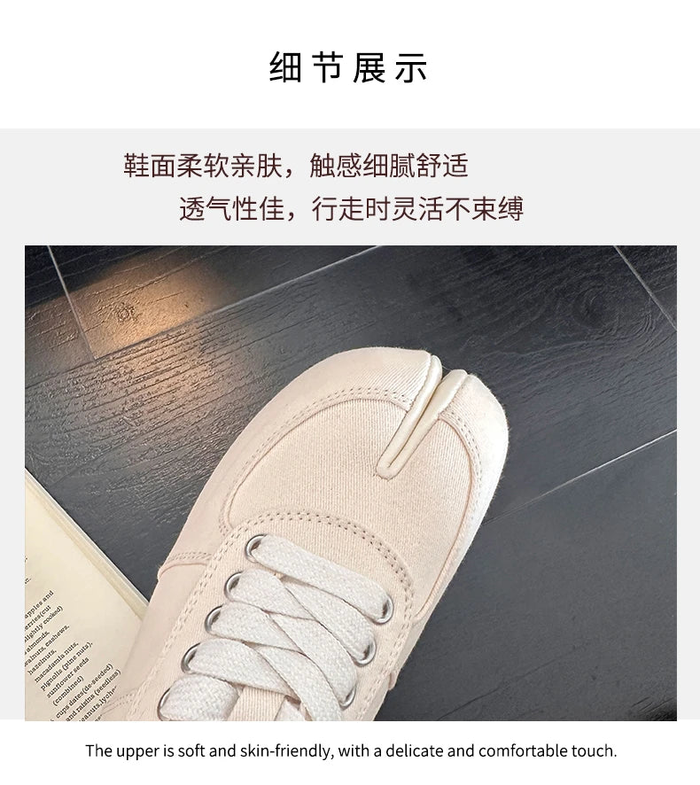 German Training Shoes Women's 2026 Summer Lace Up Forrest Gump Shoes Women's Split Toe Breathable Sports Shoes