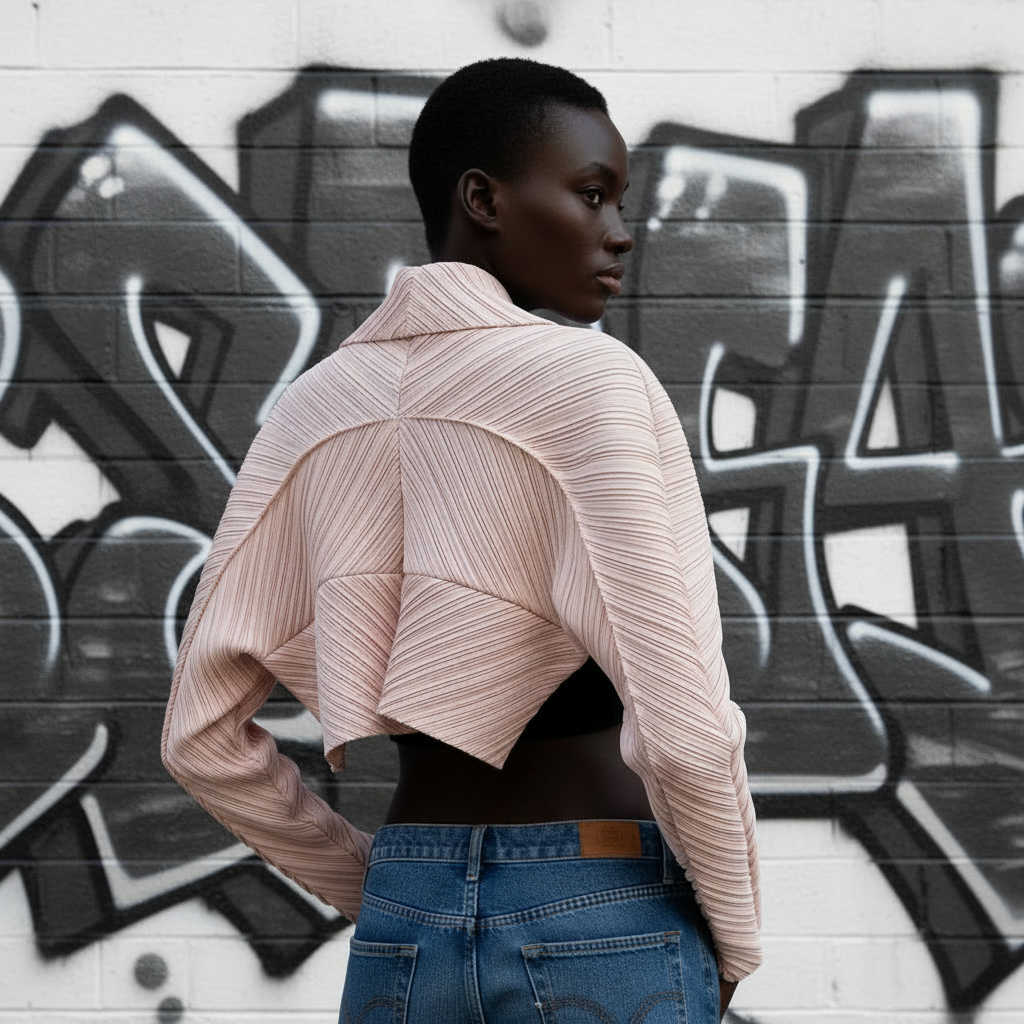 Women Irregular Jacket Coat Laple Open Stitch Short Style Full Sleeve Autumn Summer 2026 New Female Loose Casual 15KB745