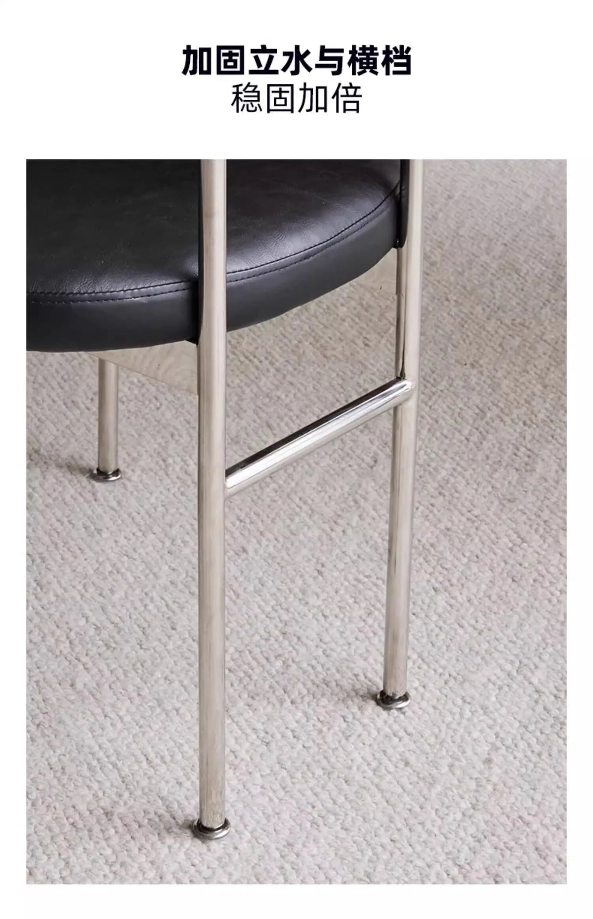 Bauhaus Style Dining Chair Household Restaurant Seat Ergonomic Backrest Desk Chair Modern Study Office Side Chair for Home