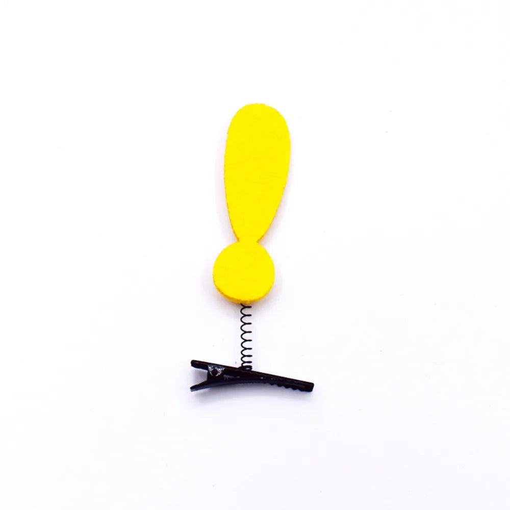 3D Funny Symbol Hair Clip WiFi Question Mark Lightning Cute Bangs Hairpin Headwear Party Daily Life Headwear Hair Styling Tool